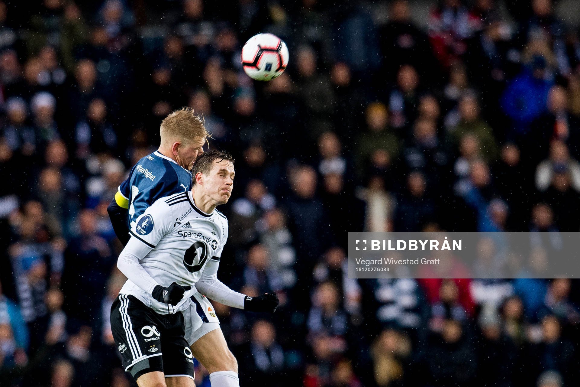 Anders Konradsen of Rosenborg and Jakob Glesnes of
