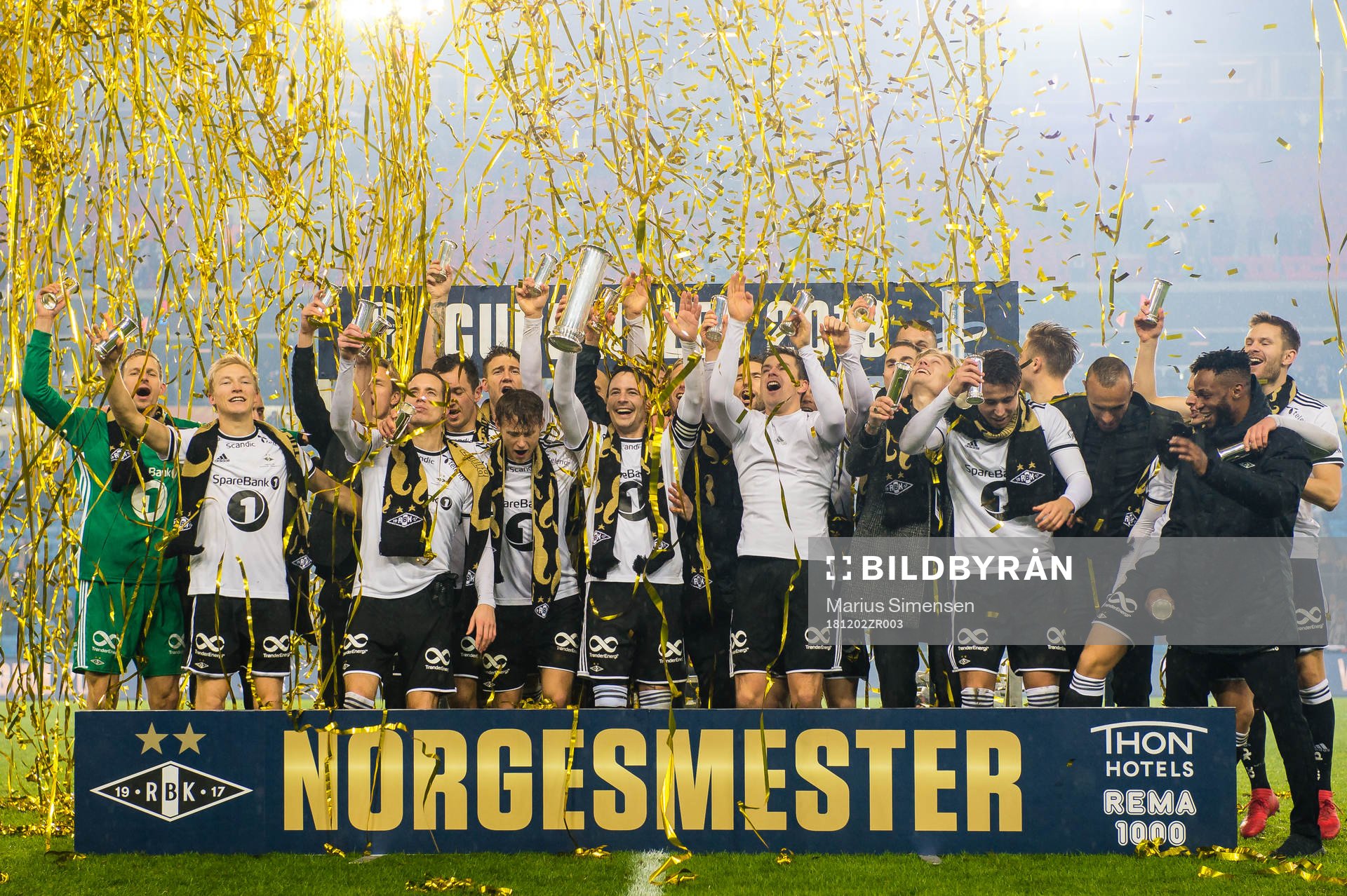 Goalkeeper André Hansen, Birger Meling, Anders Konradsen,