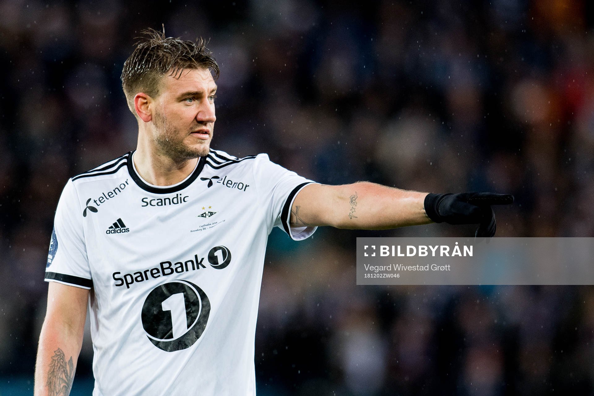 Nicklas Bendtner of Rosenborg