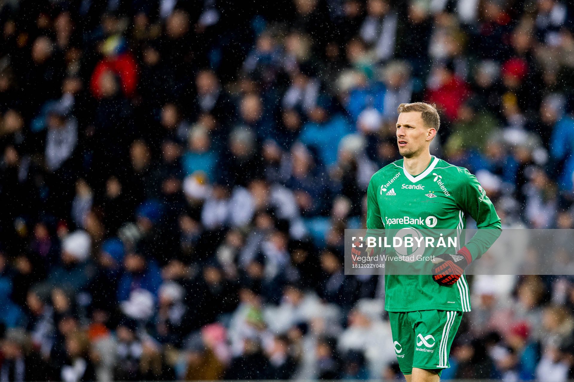 Goalkeeper André Hansen of Rosenborg