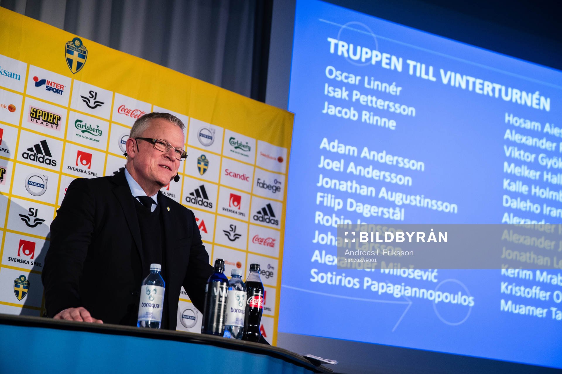 Sveriges förbundskapten Janne Andersson