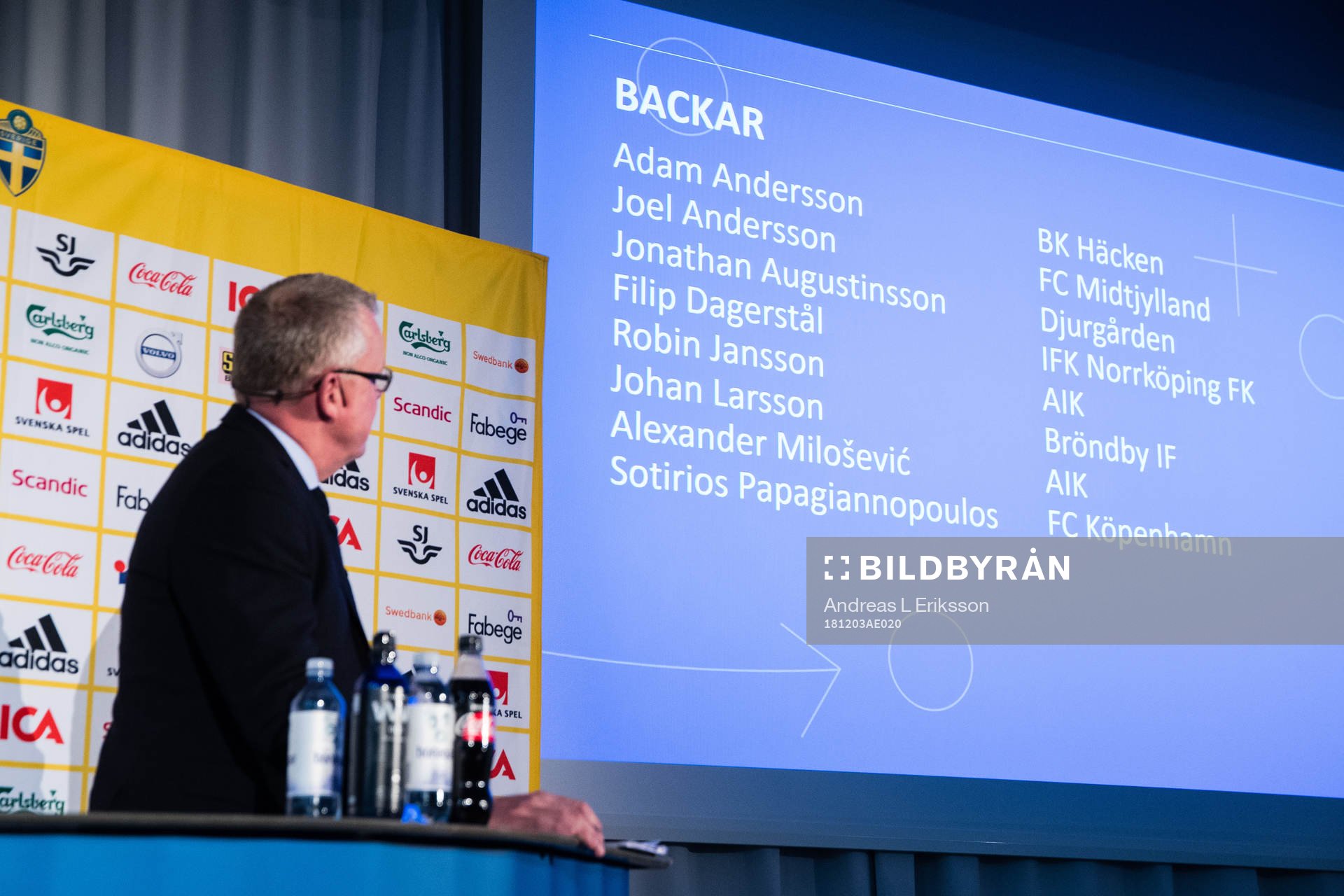 Sveriges förbundskapten Janne Andersson