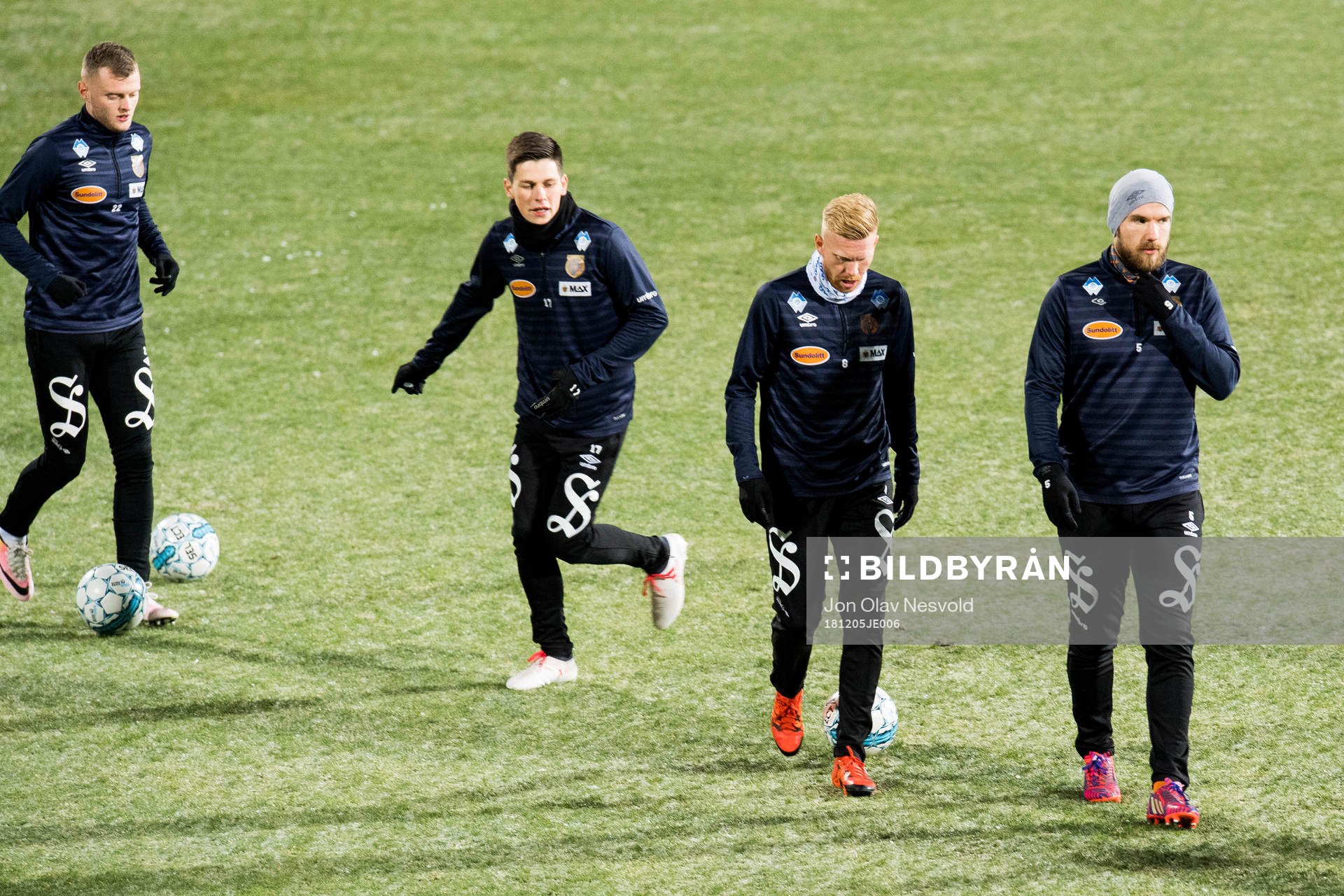 Adam Örn Arnarson, Sondre Fet, Fredrik Carlsen and