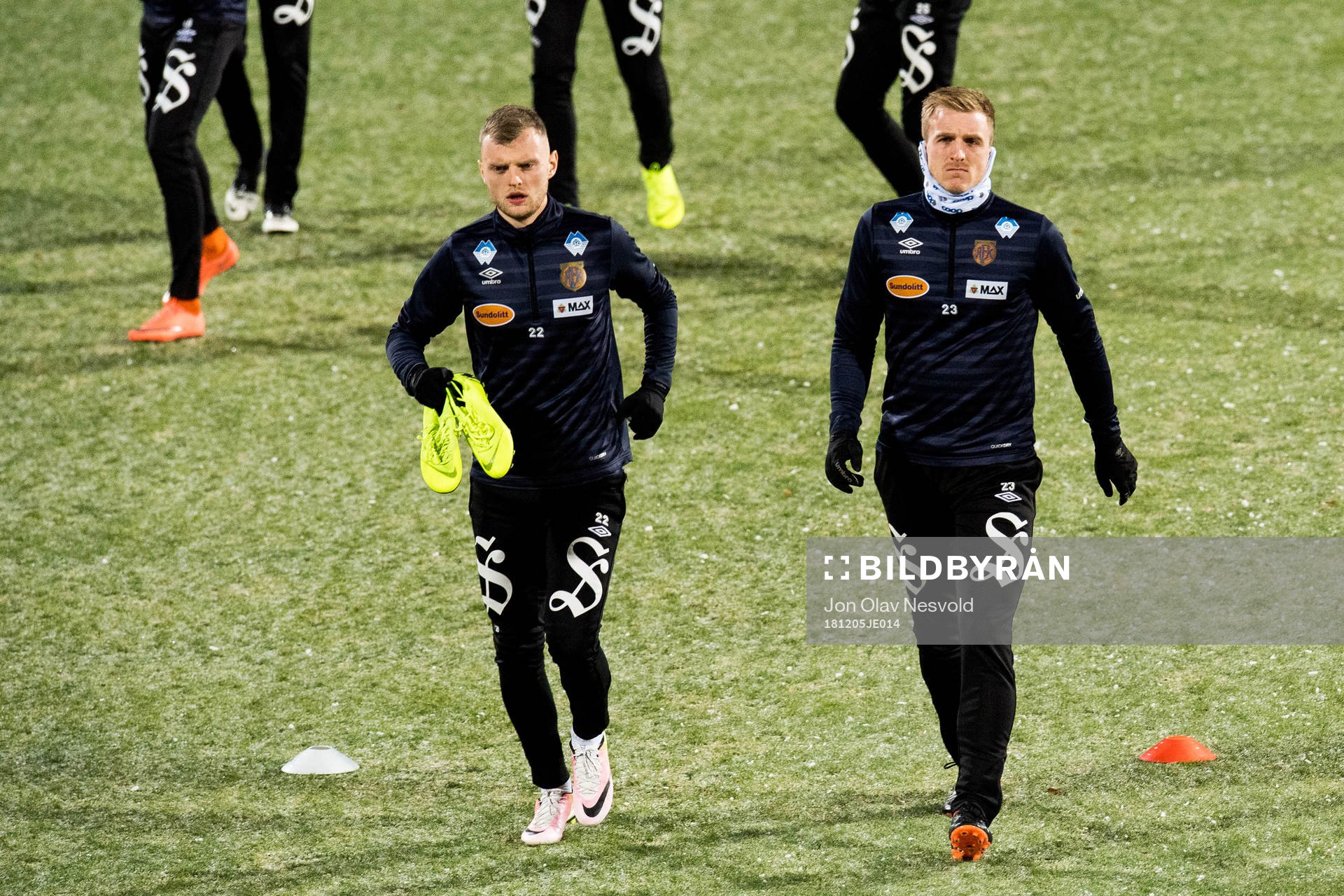 Adam Örn Arnarson and Torbjørn Agdestein of Aalesund
