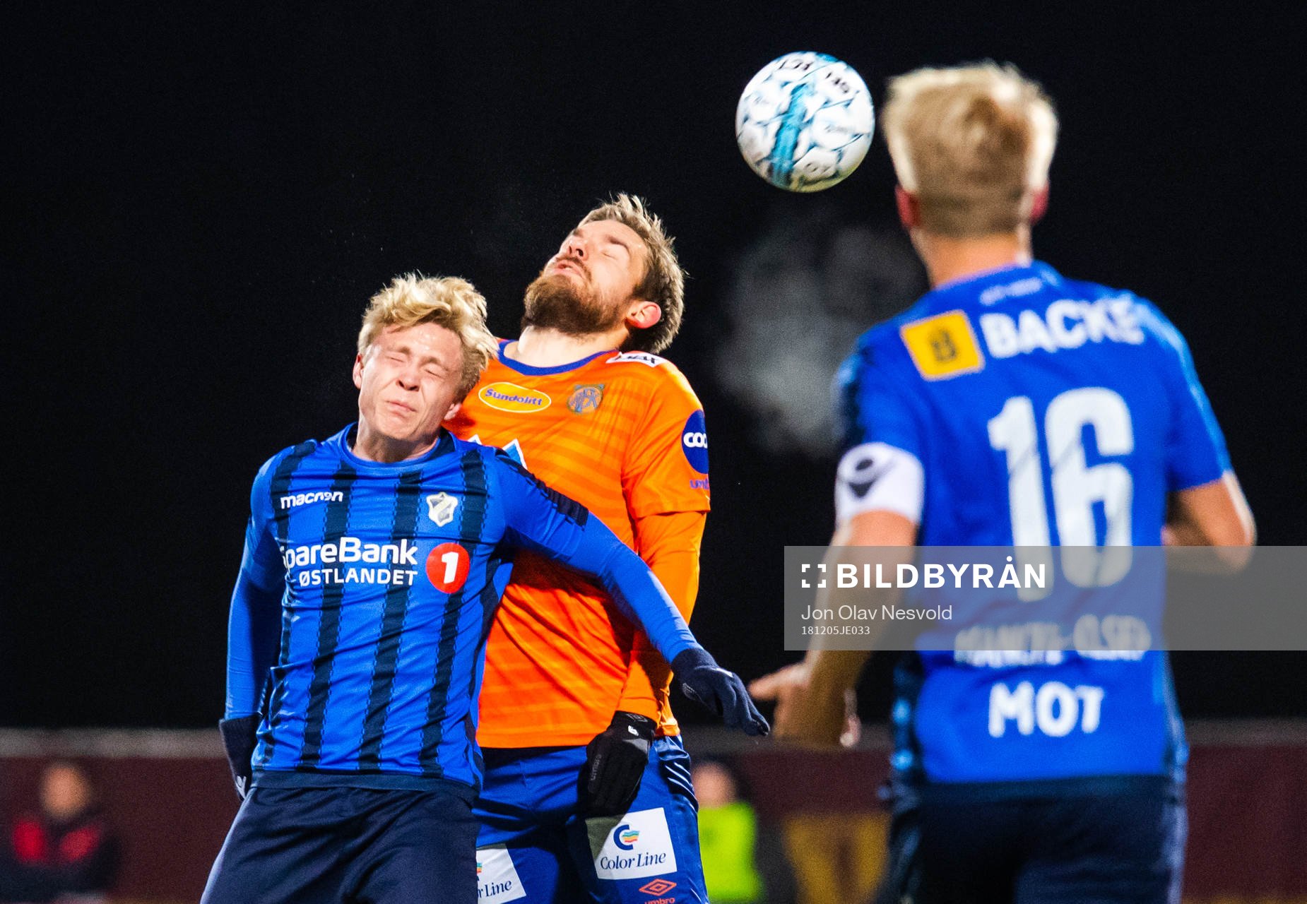 Ola Brynhildsen of Stabæk and Oddbjørn Lie of Aalesund