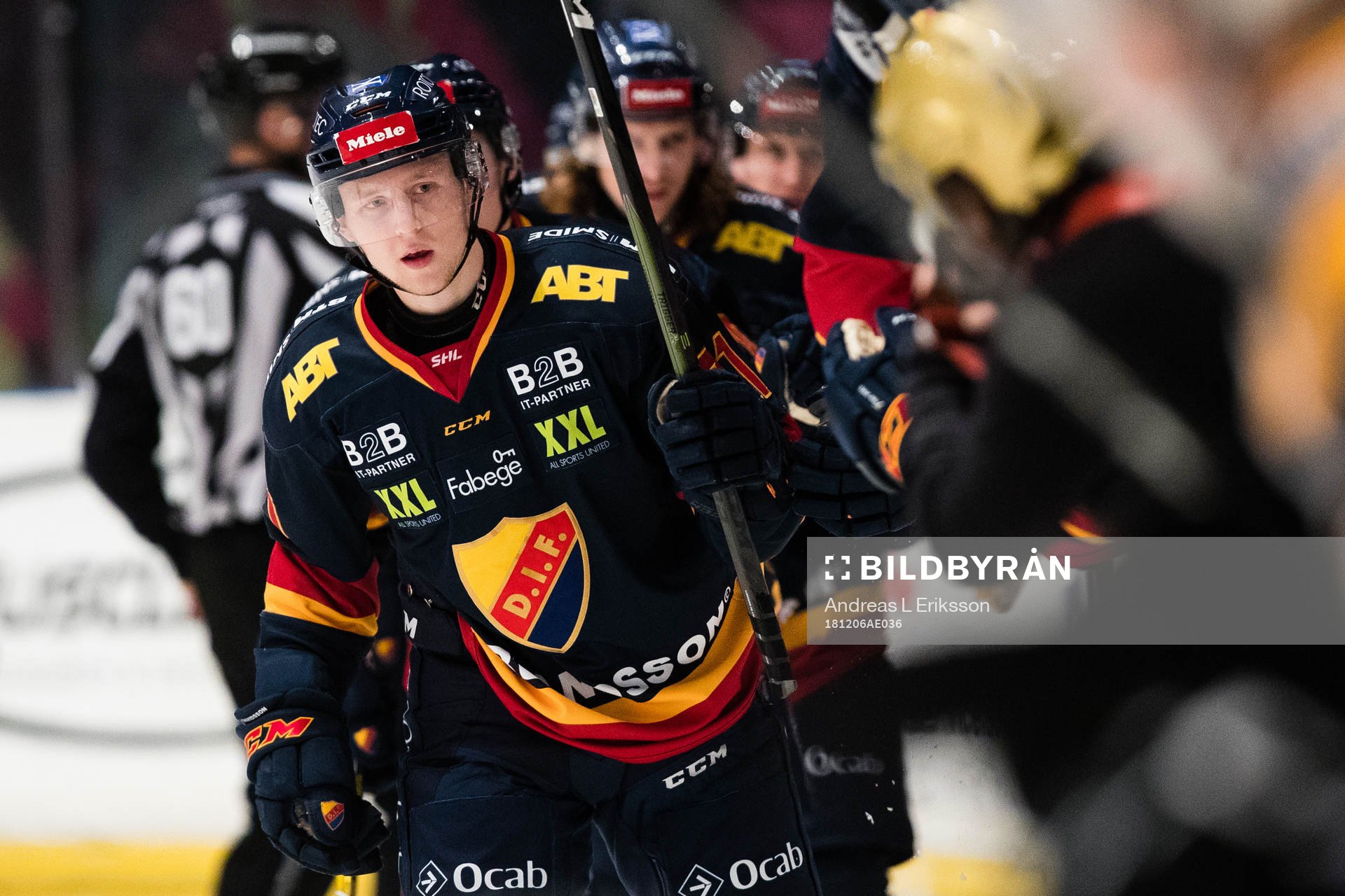 Djurgårdens Jonathan Davidsson jublar