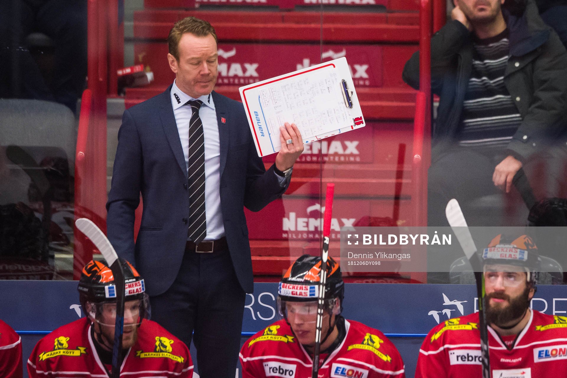 Örebros tränare Niklas Eriksson deppar