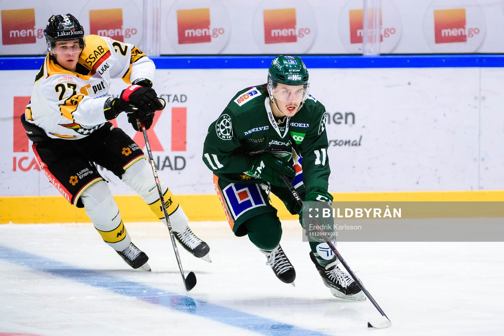 Luleås Nils Lundkvist och Färjestads Joakim Nygård