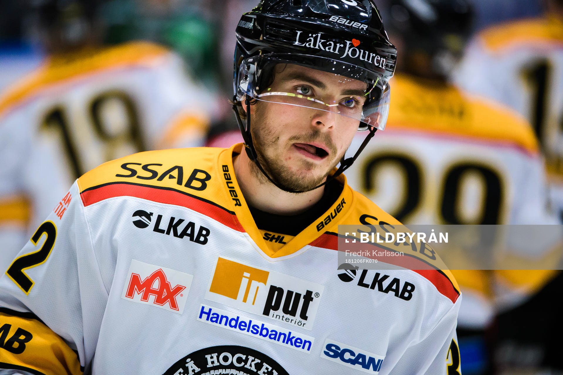 Luleås Oscar Engsund deppar