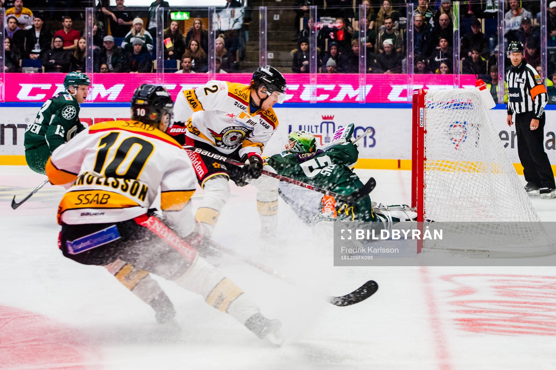 Luleås Einar Emanuelsson och Fredrik Styrman