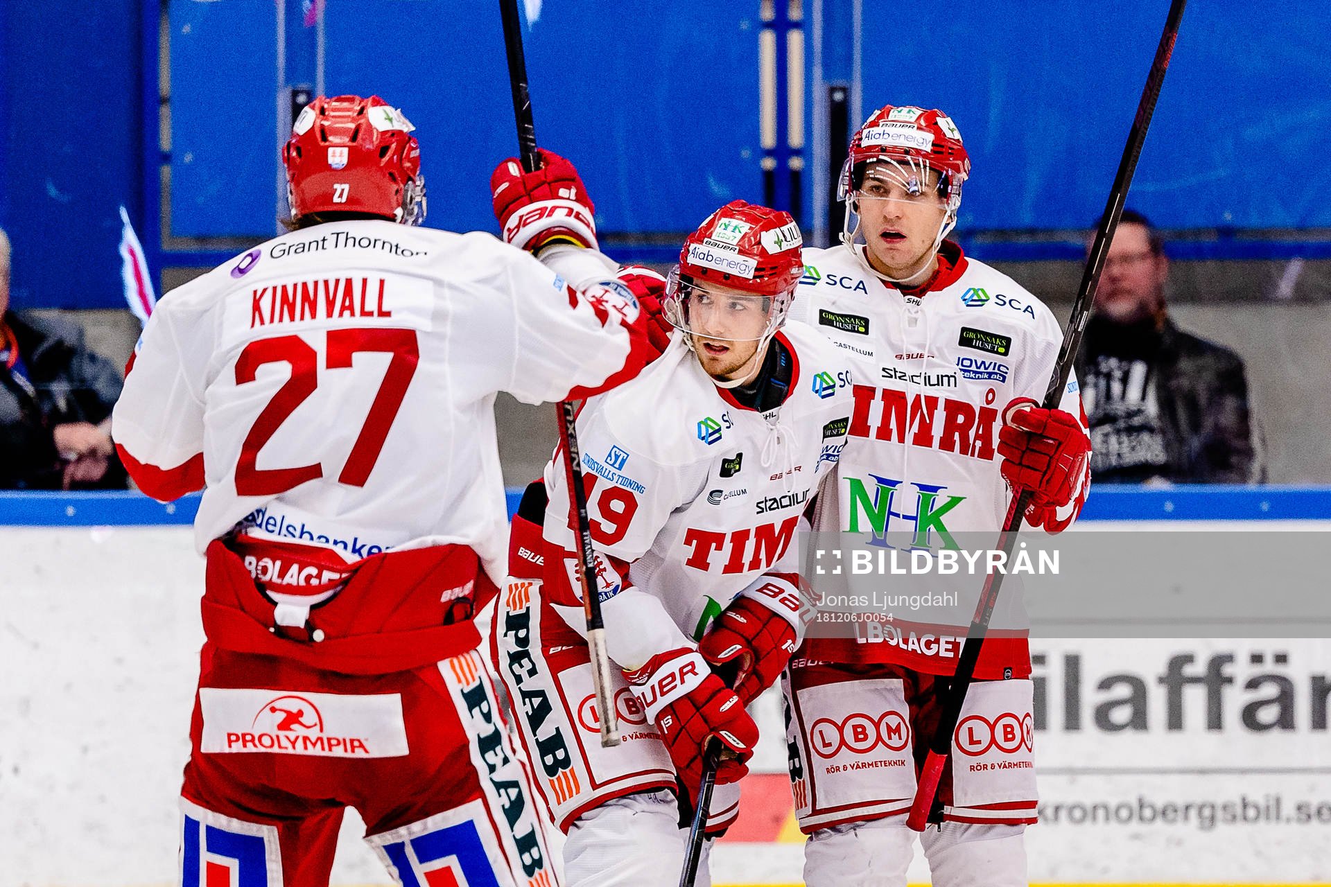 Timrås Sebastian Collberg jublar