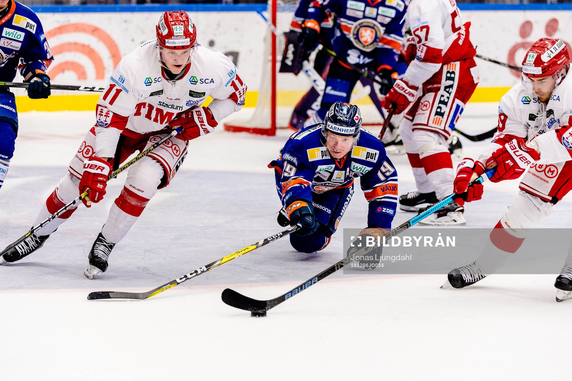 Växjös Tuomas Kiiskinen slänger sig