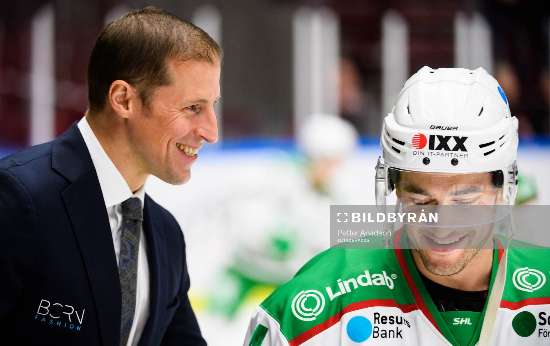 Rögles tränare Cam Abbott och Kodie Curran