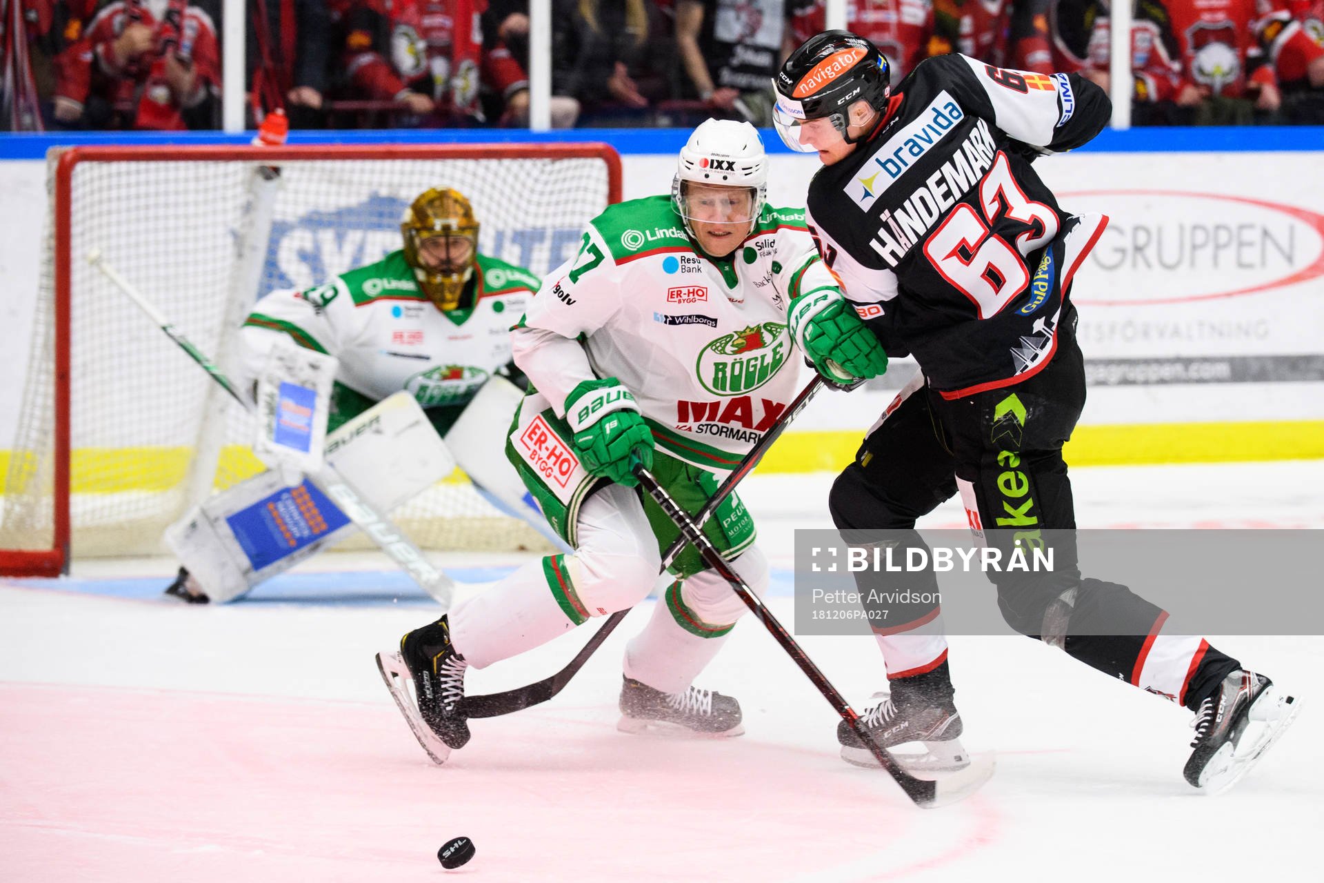Rögles Jesper Williamsson och Malmö Redhawks Fredrik