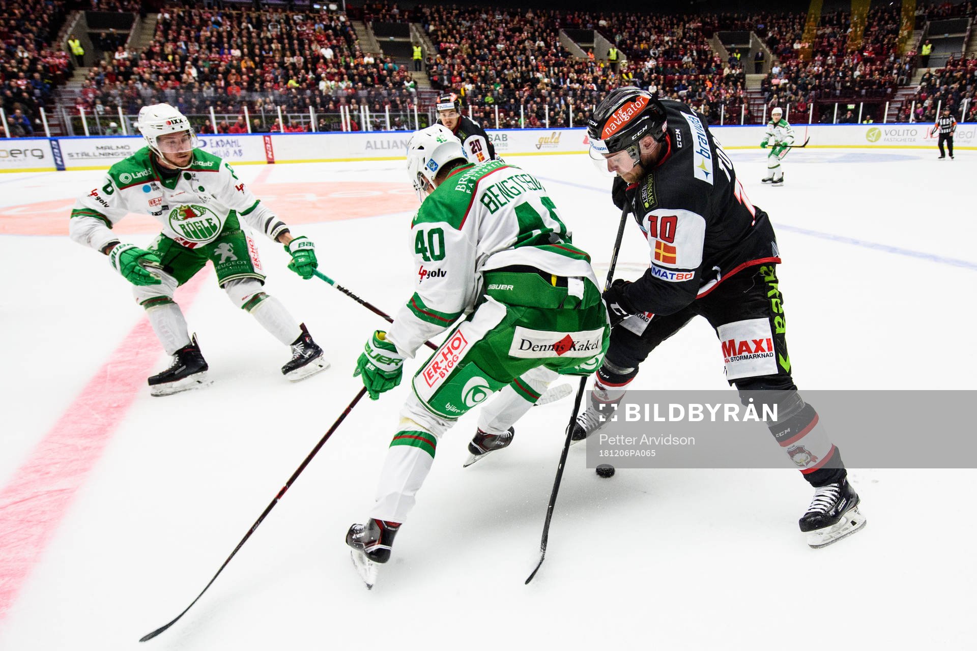 Rögles Christopher Bengtsson och Malmö Redhawks Nichlas