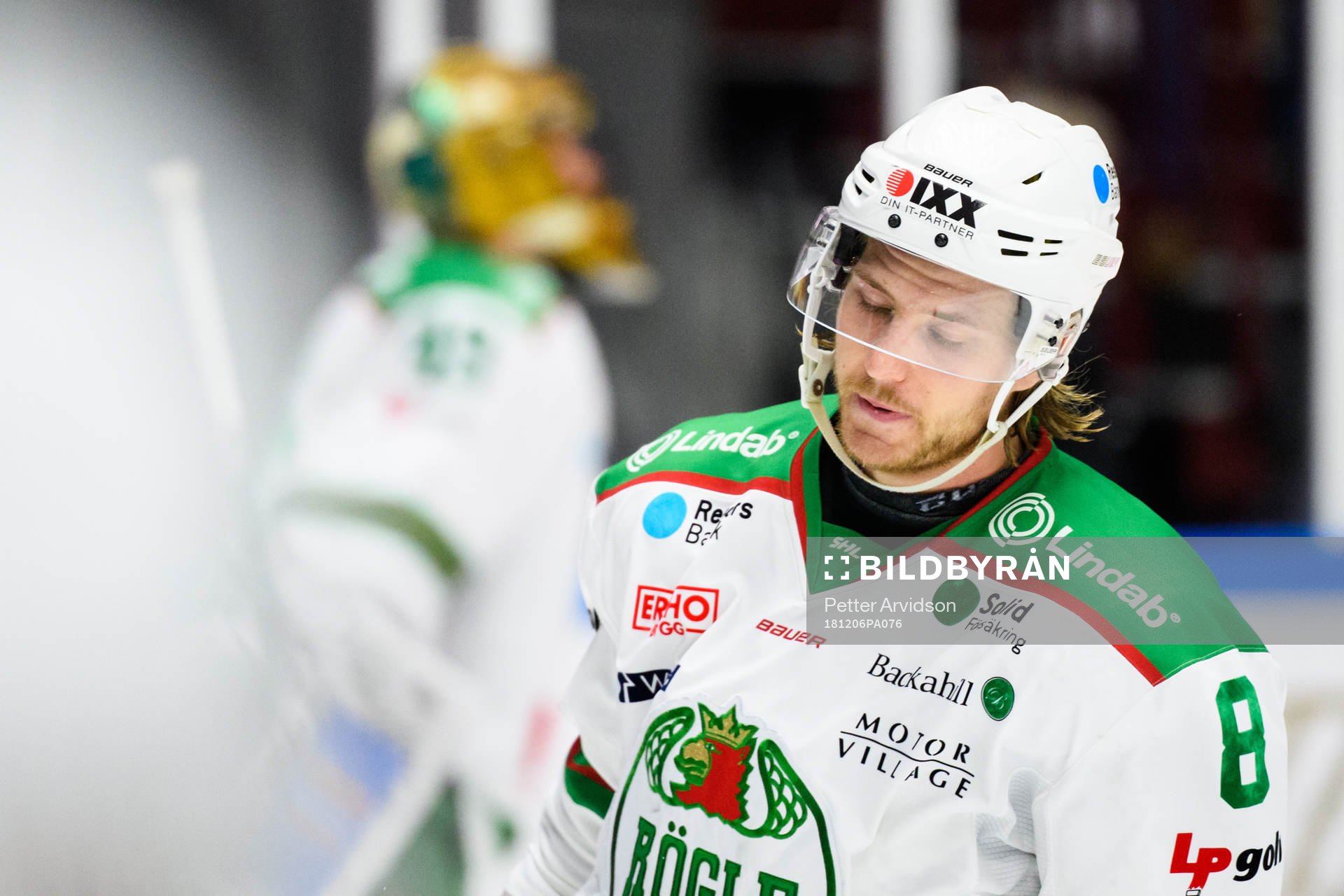 Rögles Linus Sandin deppar