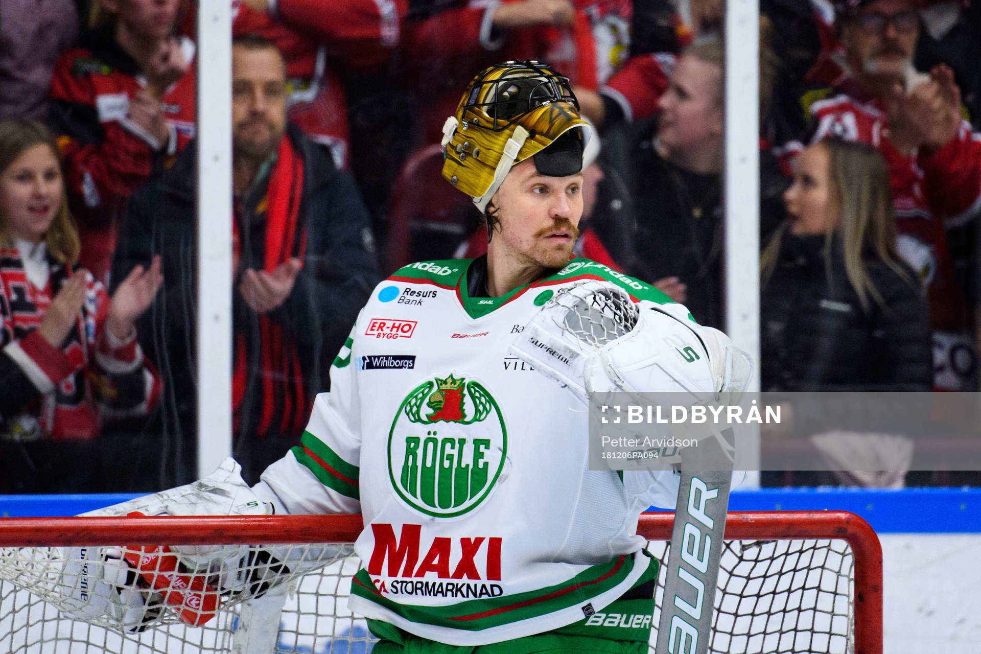 Rögles målvakt Justin Pogge