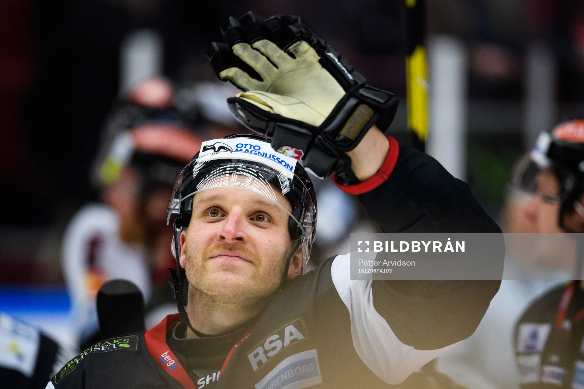 Malmö Redhawks Frederik Storm jublar