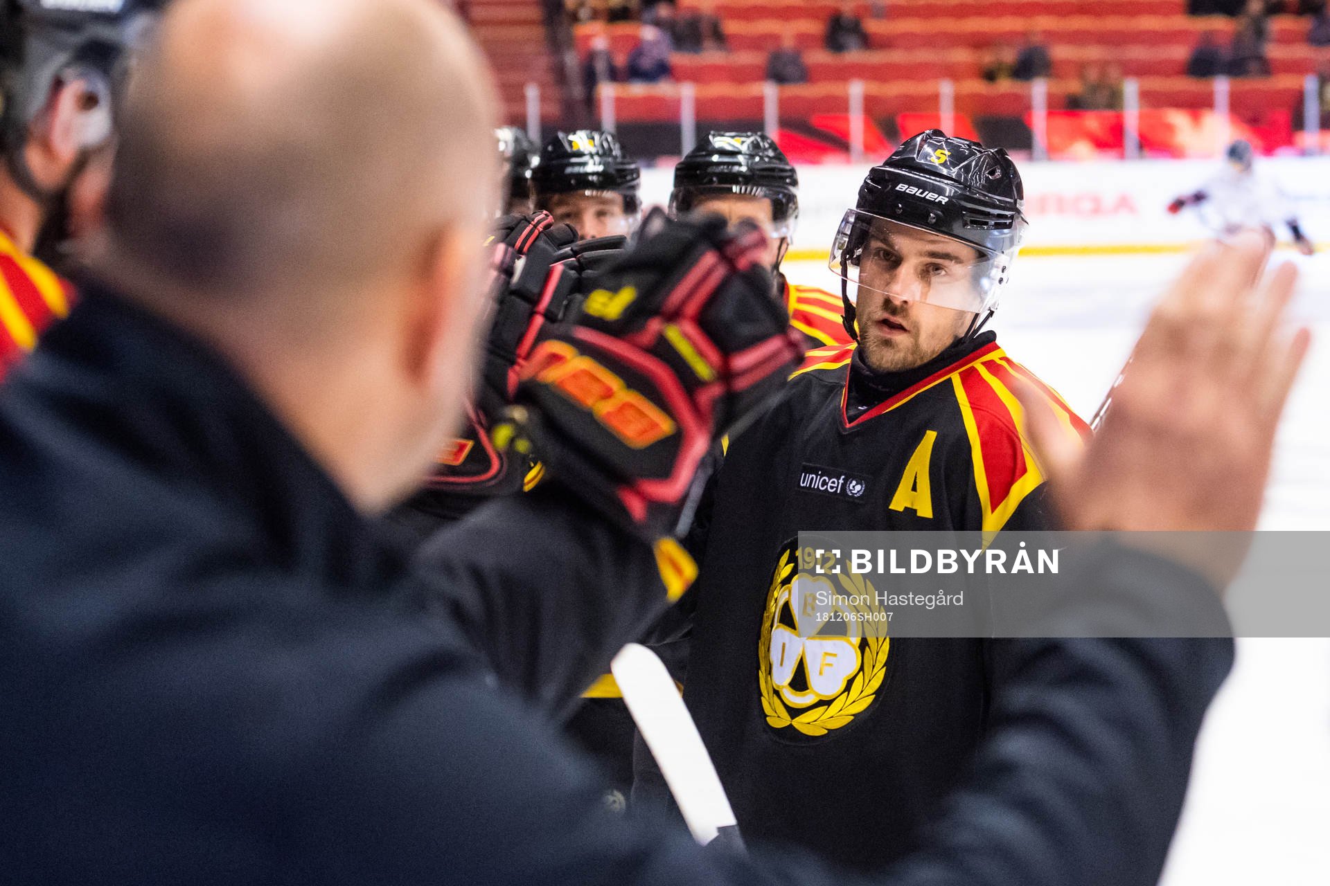 Brynäs Lukas Kilström jublar