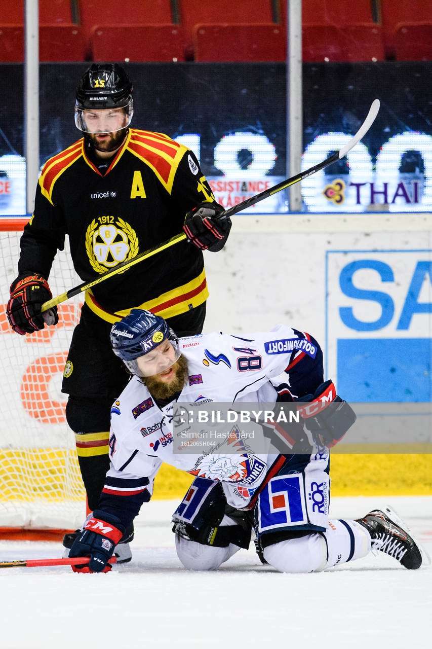 Brynäs Ryan Gunderson och Linköpings Jimmy Andersson