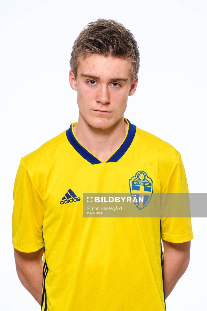 Melvin Sjöland i P16-landslaget