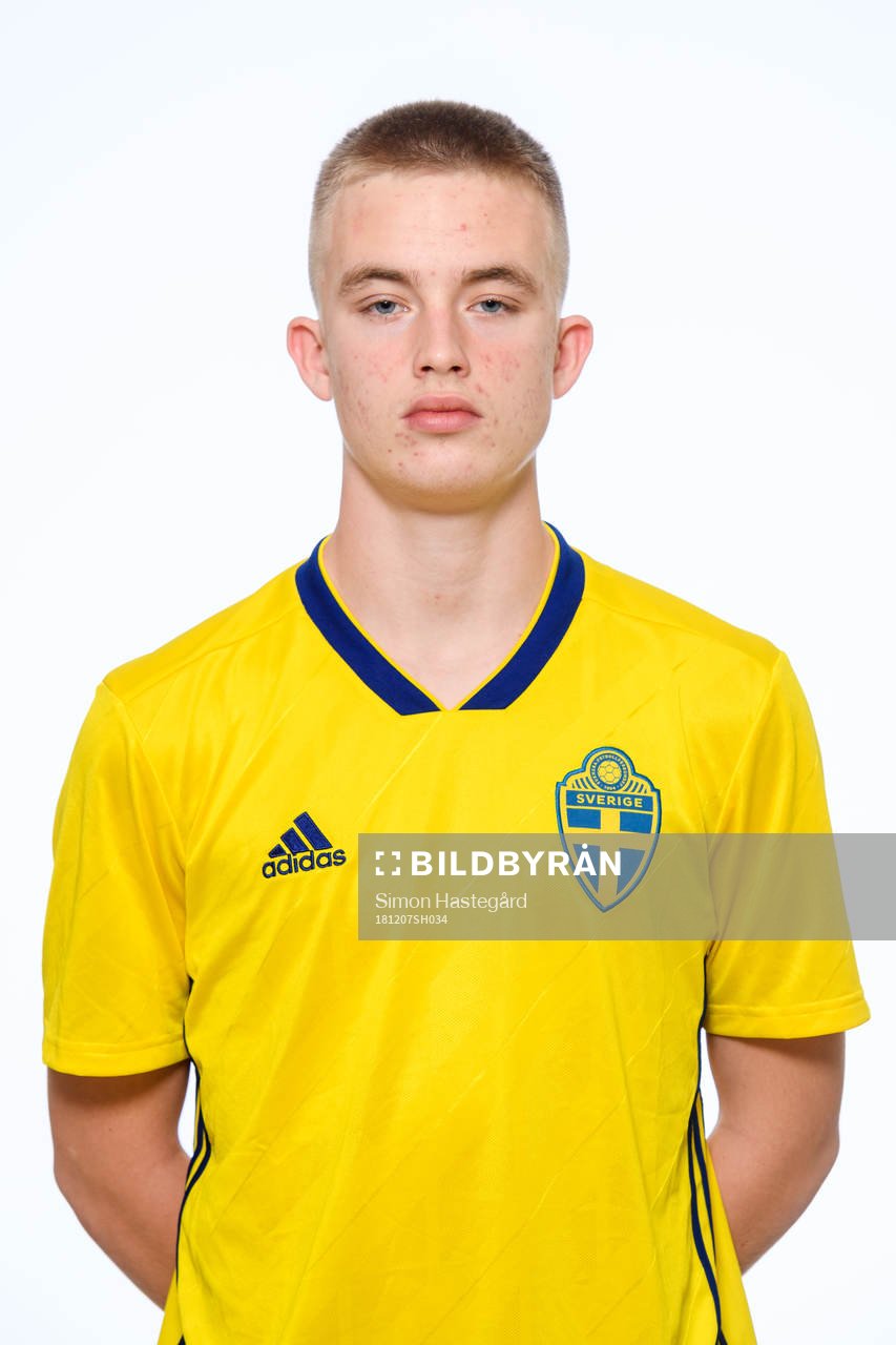 Totte Holmkvist  i P16-landslaget