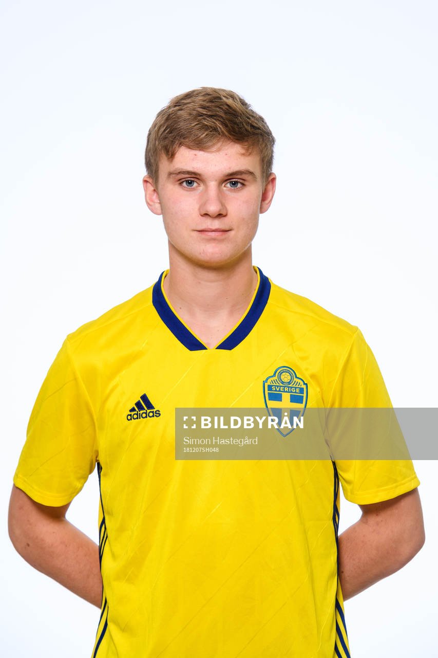 Nils Bertilsson i P16-landslaget