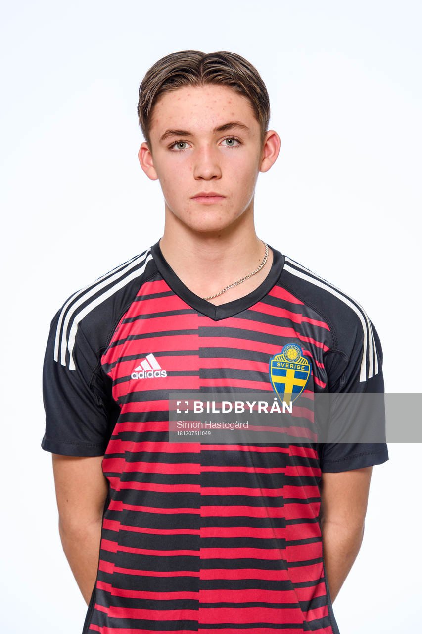 Noel Törnqvist, målvakt i P16-landslaget
