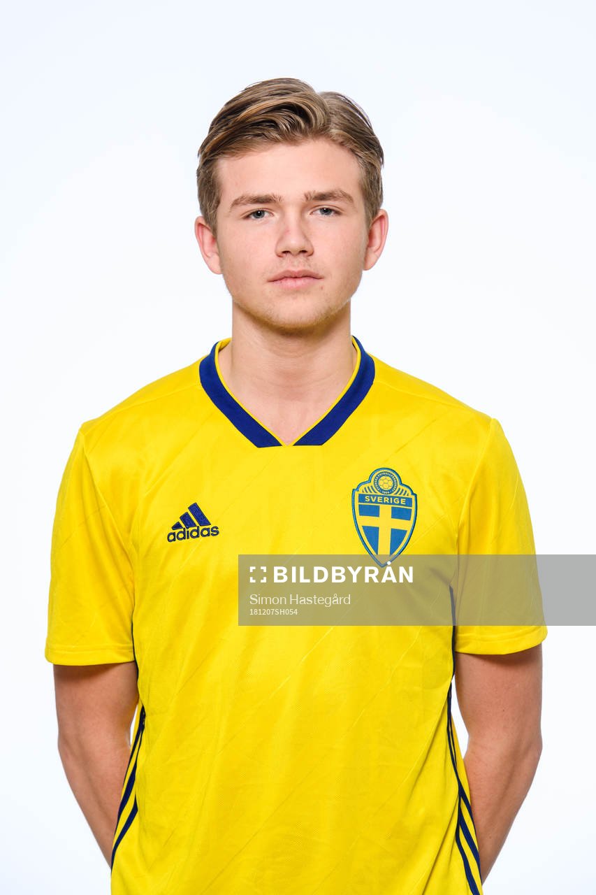 Niclas Bergmark i P16-landslaget