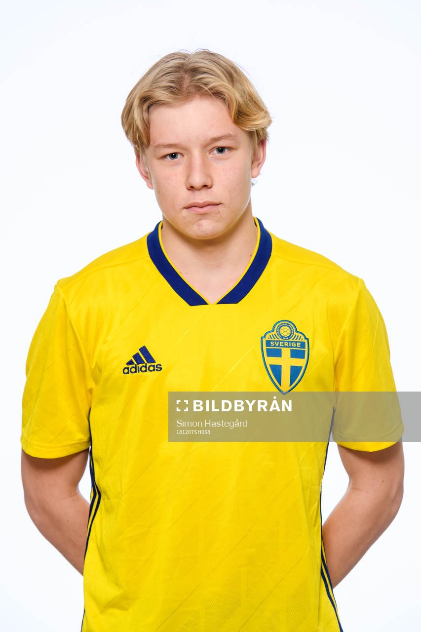 Daniel Svensson i P16-landslaget