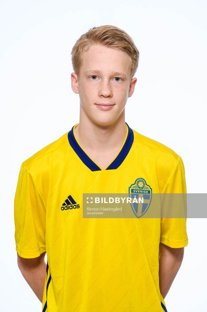 David Edvardsson i P16-landslaget