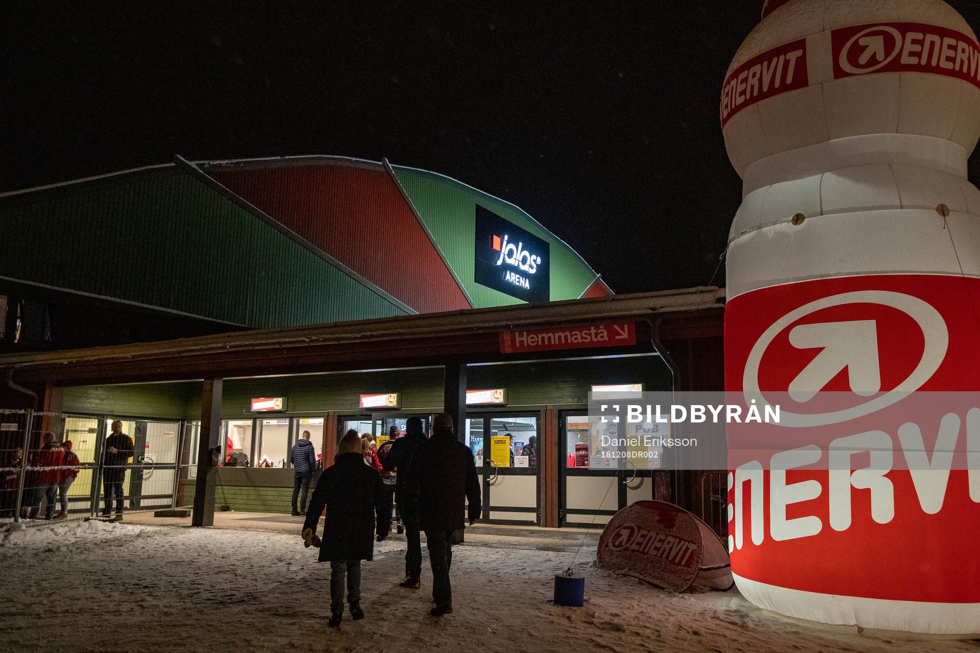 Jalas Arena innan ishockeymatchen i SHL mellan Mora och HV71