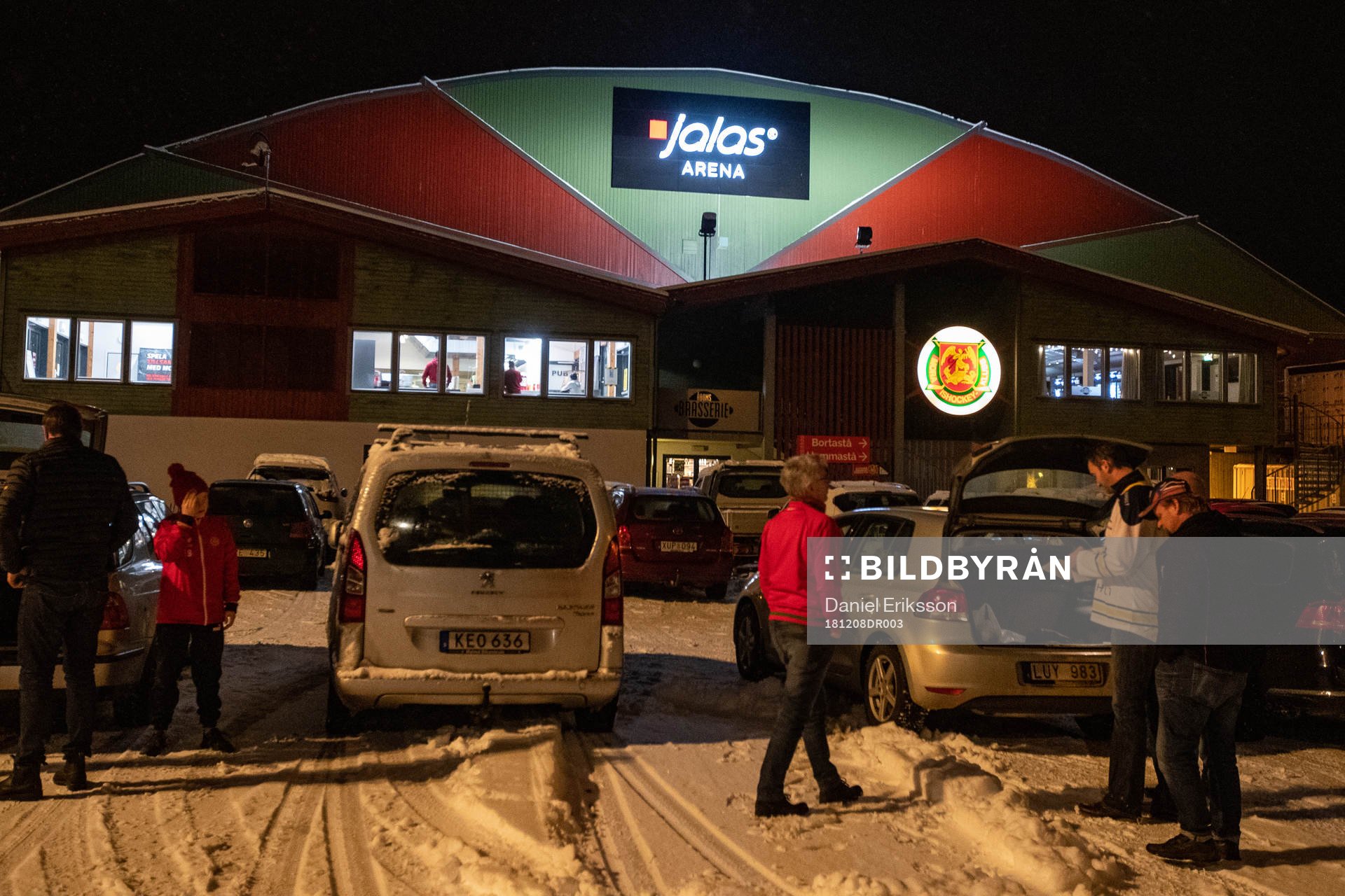 Jalas Arena innan ishockeymatchen i SHL mellan Mora och HV71