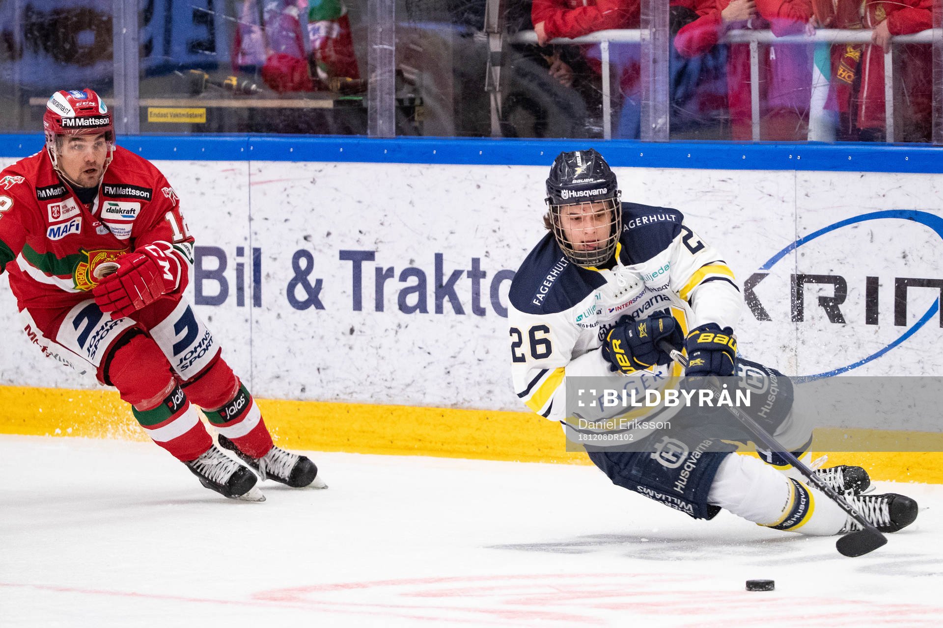 s Erik Brännström och Moras Kevin Gagné