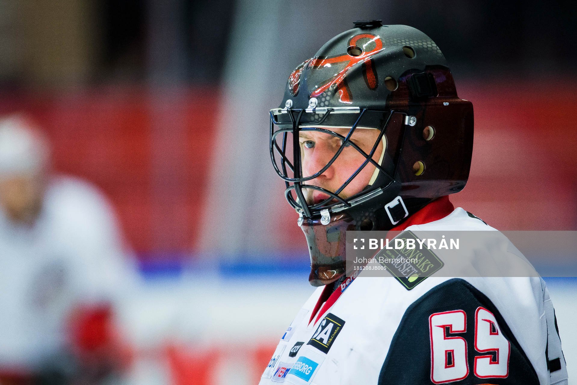 Malmö Redhawks målvakt Oscar Alsenfelt