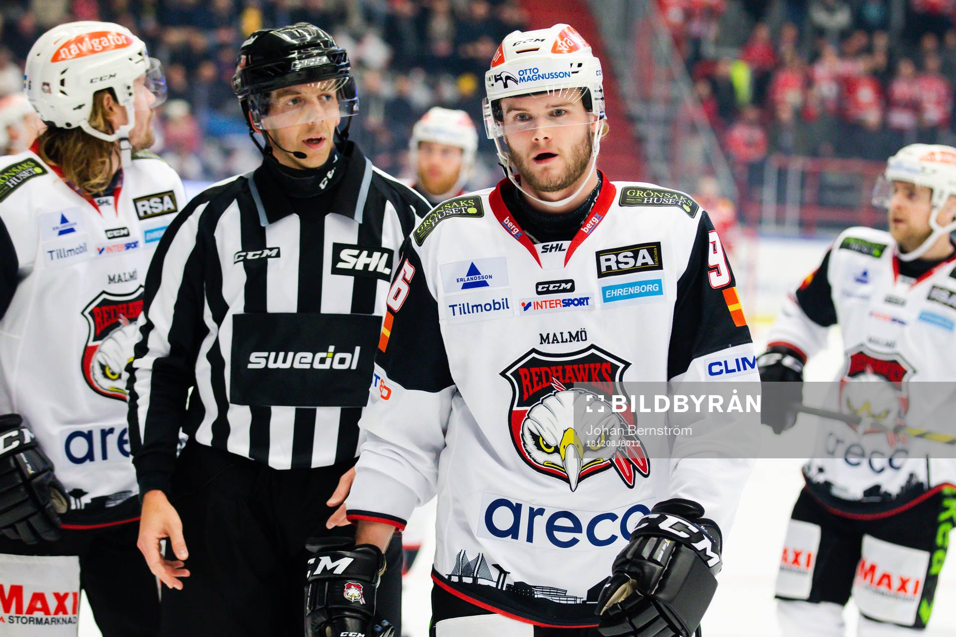 Malmö Redhawks Kim Rosdahl deppar