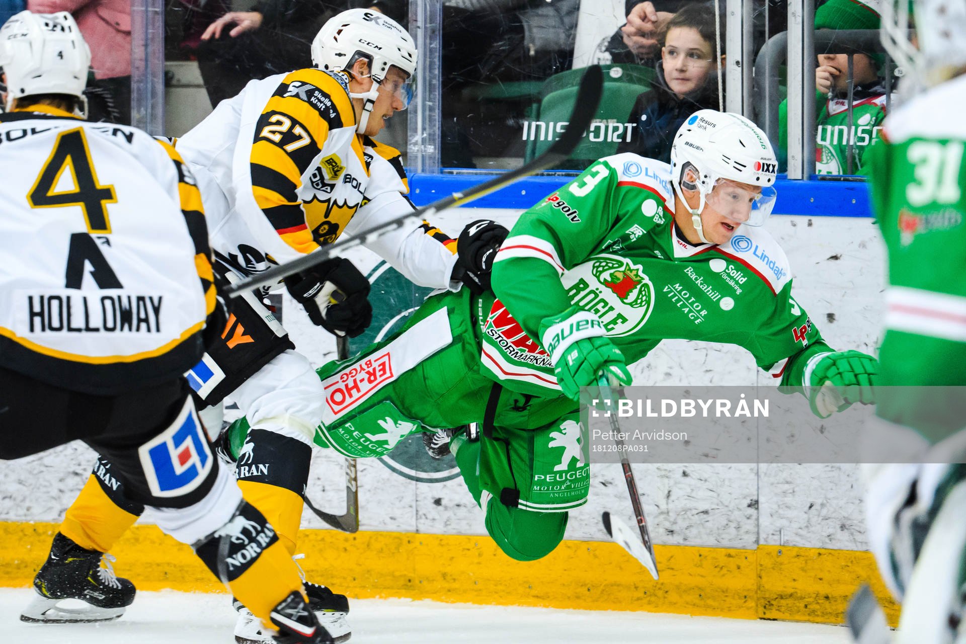 Skellefteås Robin Alvarez och Rögles Daniel Bertov