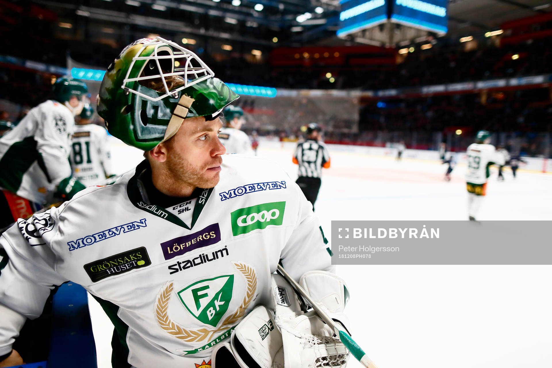 Färjestads målvakt Markus Svensson höll nollan