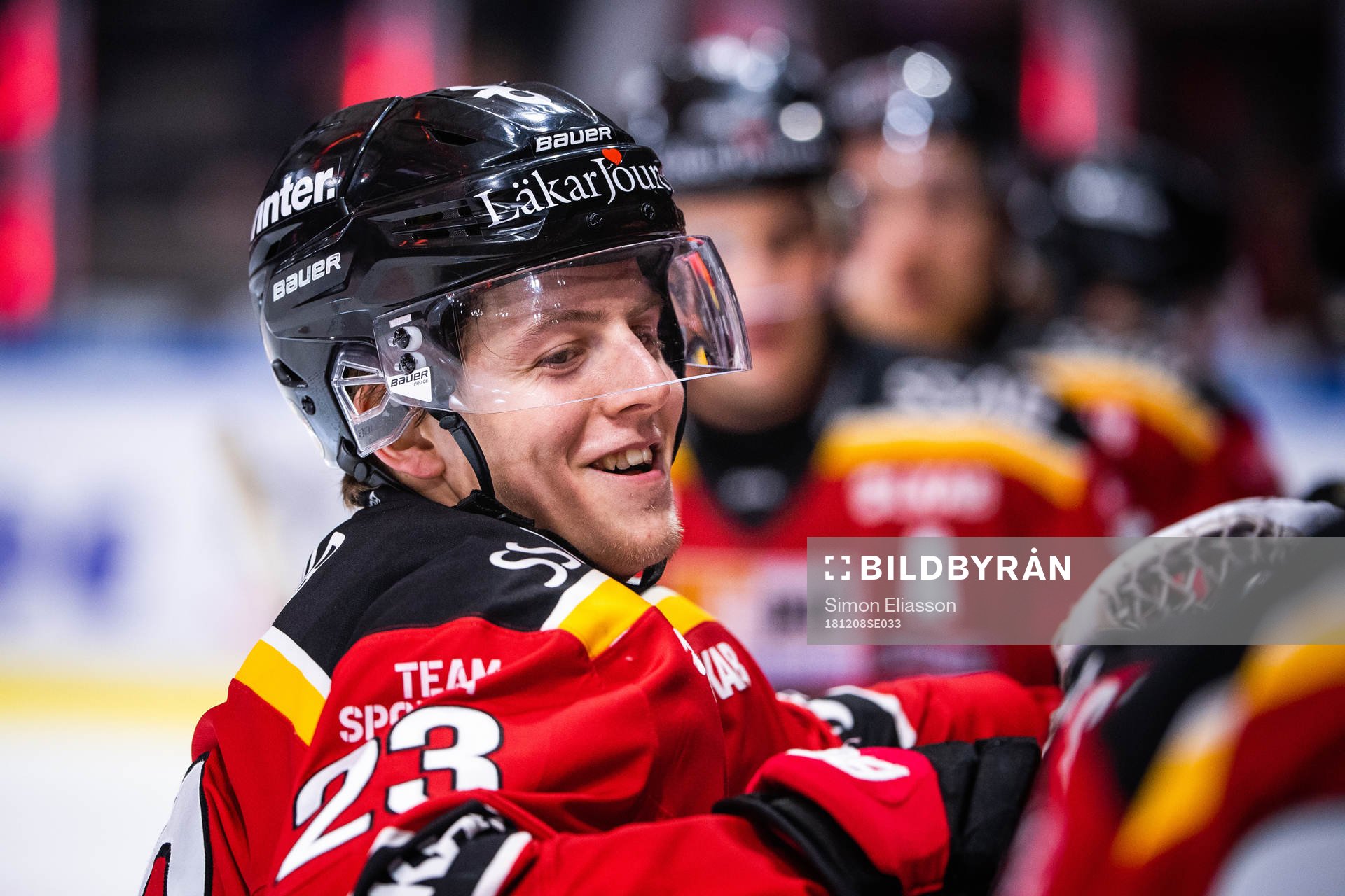 Luleås Jesper Sellgren jublar