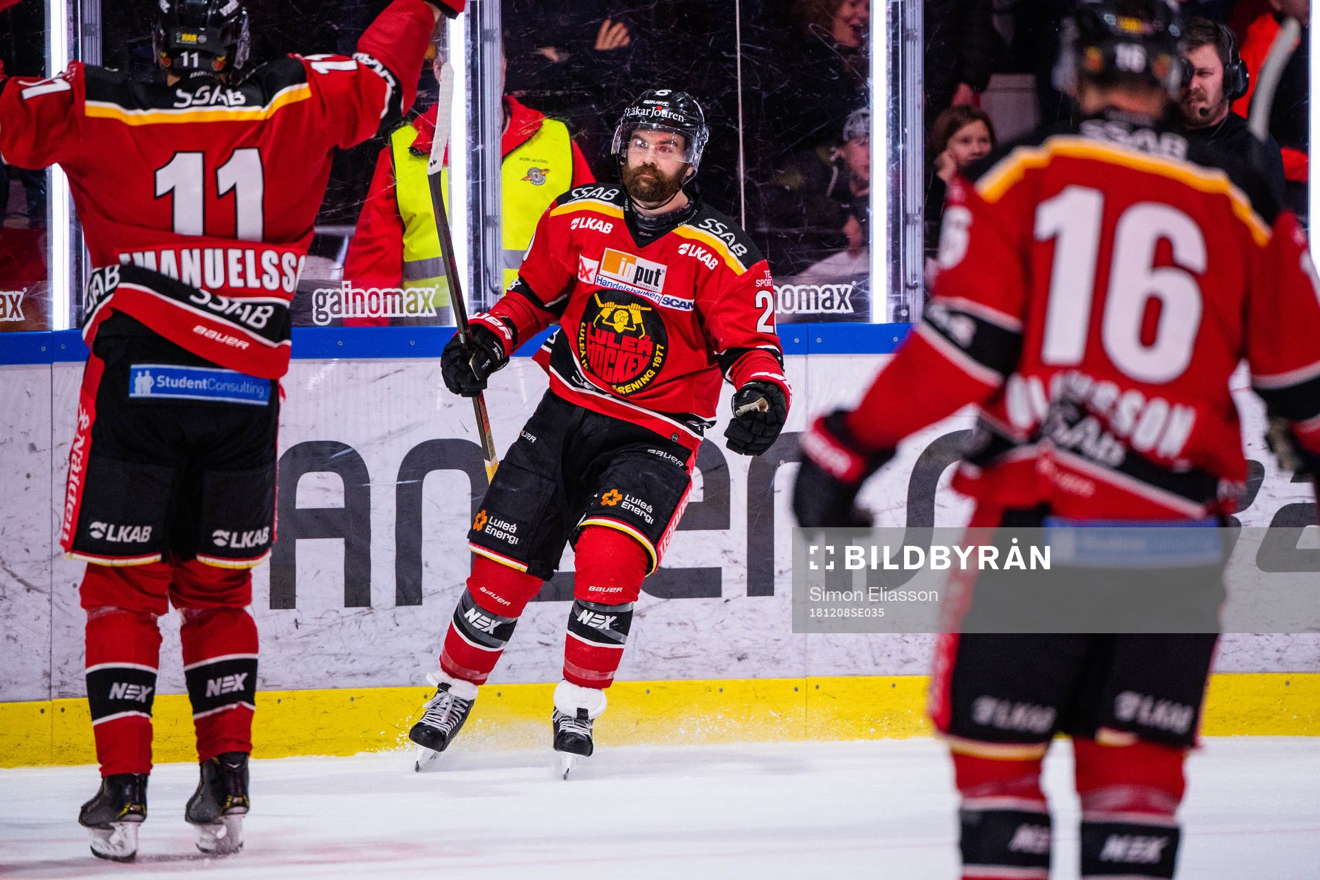 Luleås Jack Connolly jublar