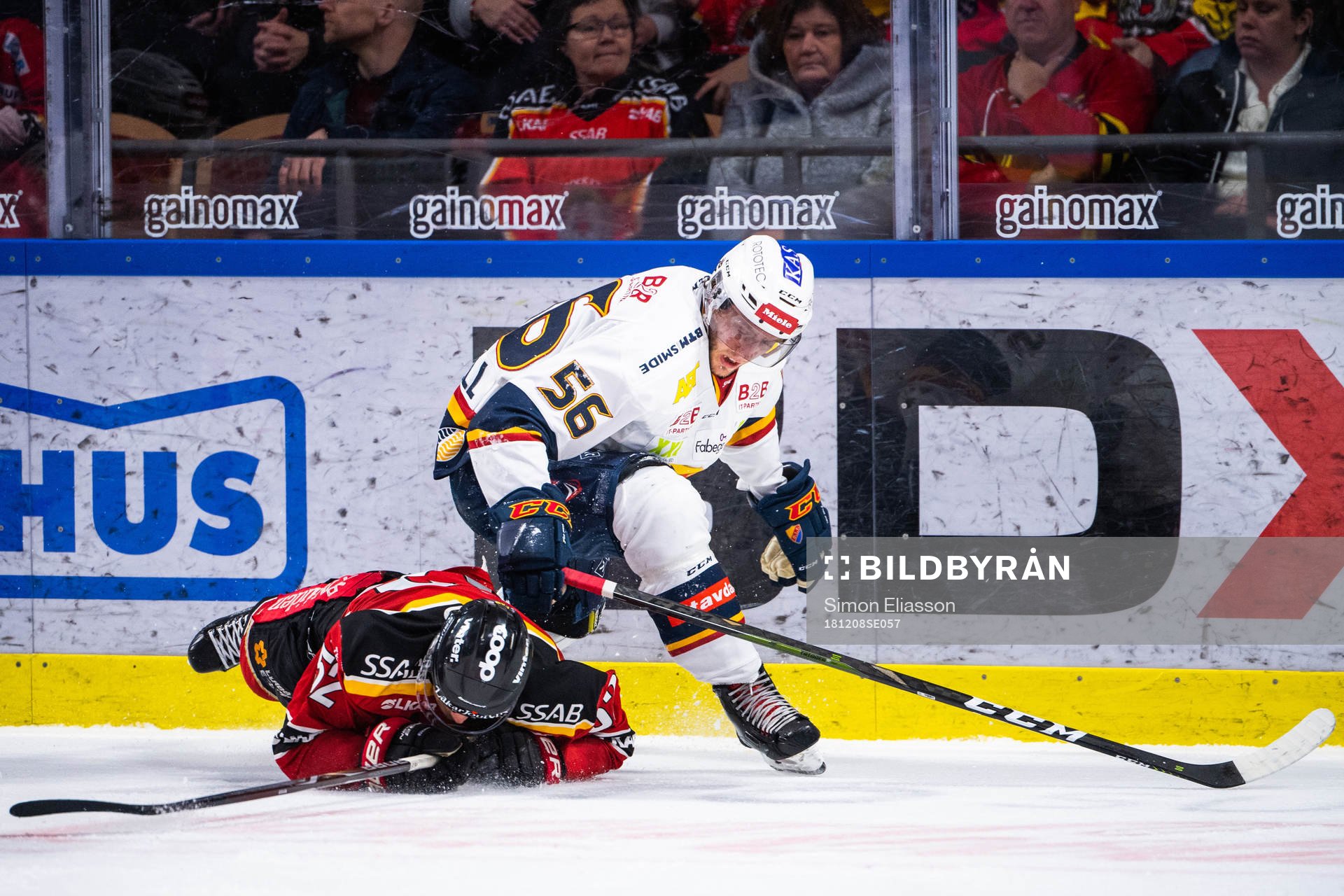Luleås Karl Fabricius och Djurgårdens Robin Norell