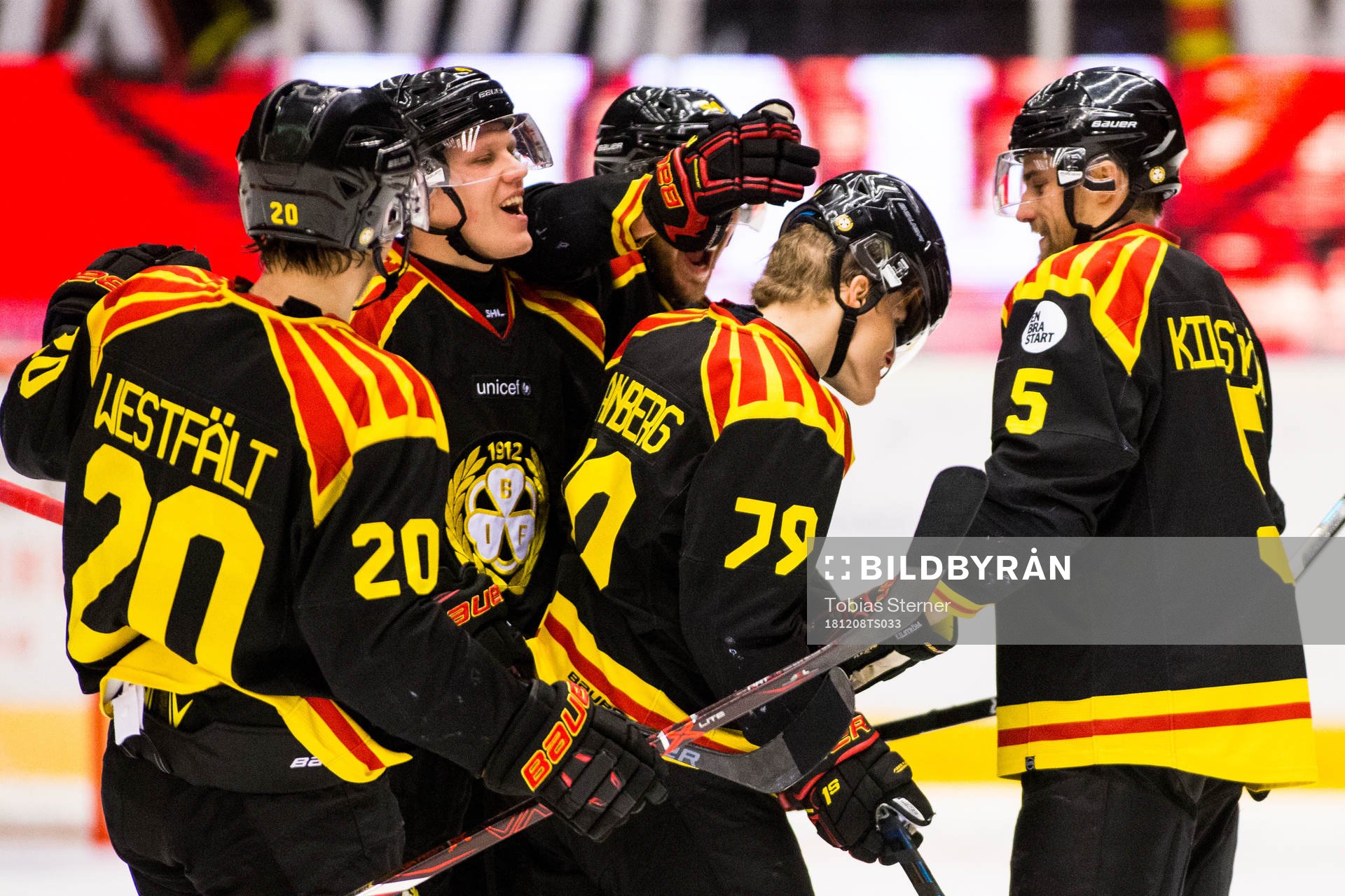 Brynässpelare jublar