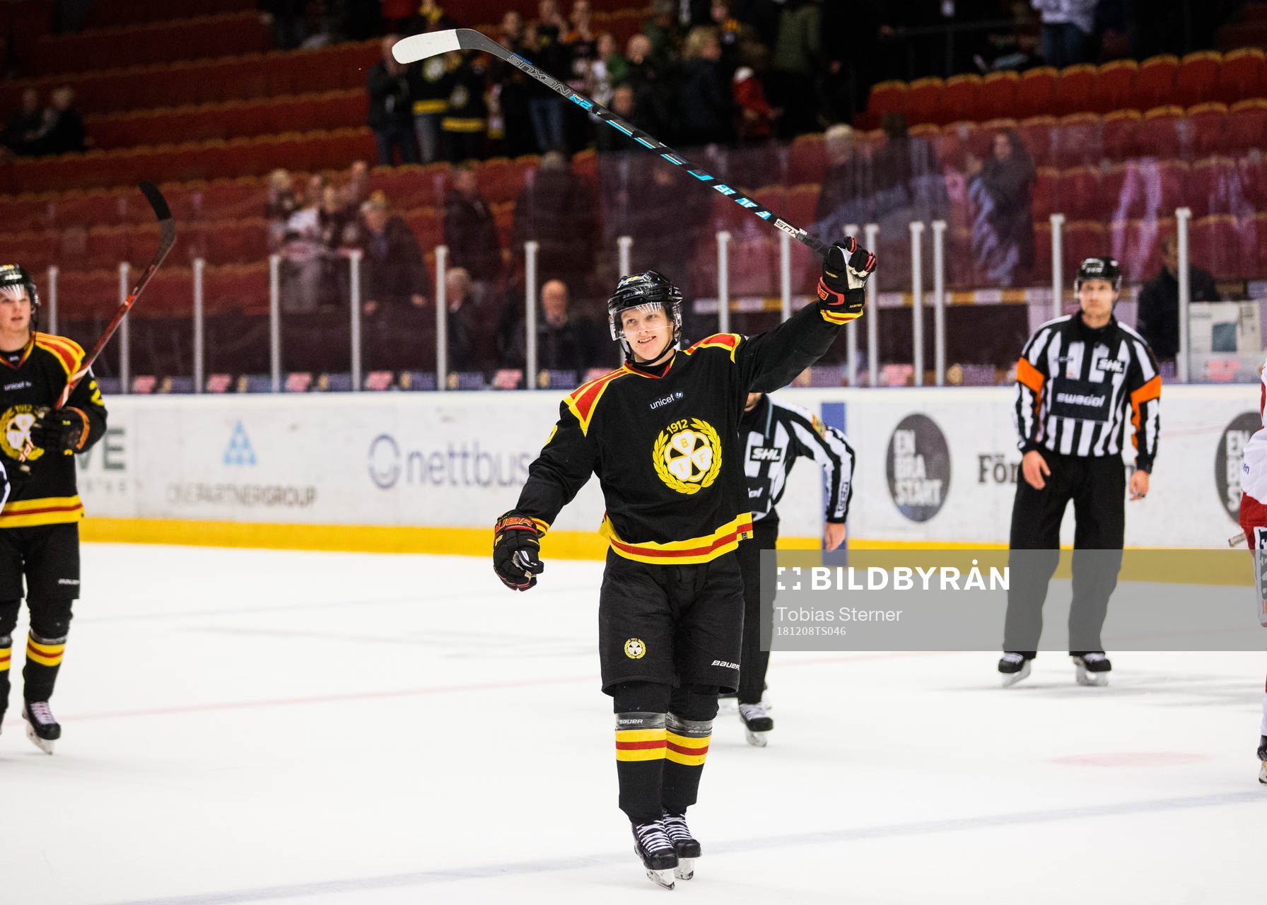 Brynäs Daniel Mannberg jublar