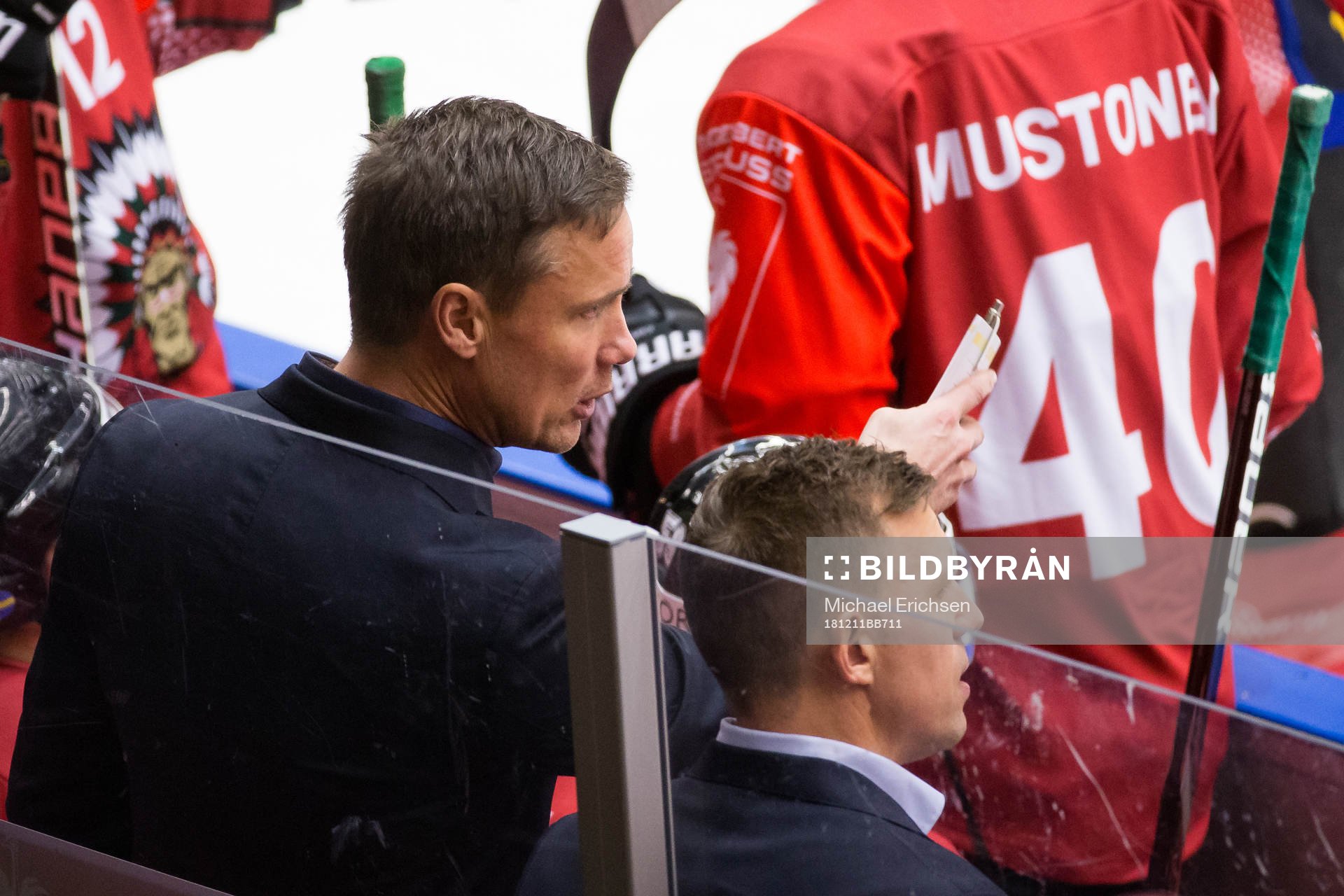 Head coach Roger Rönnberg of Frölunda