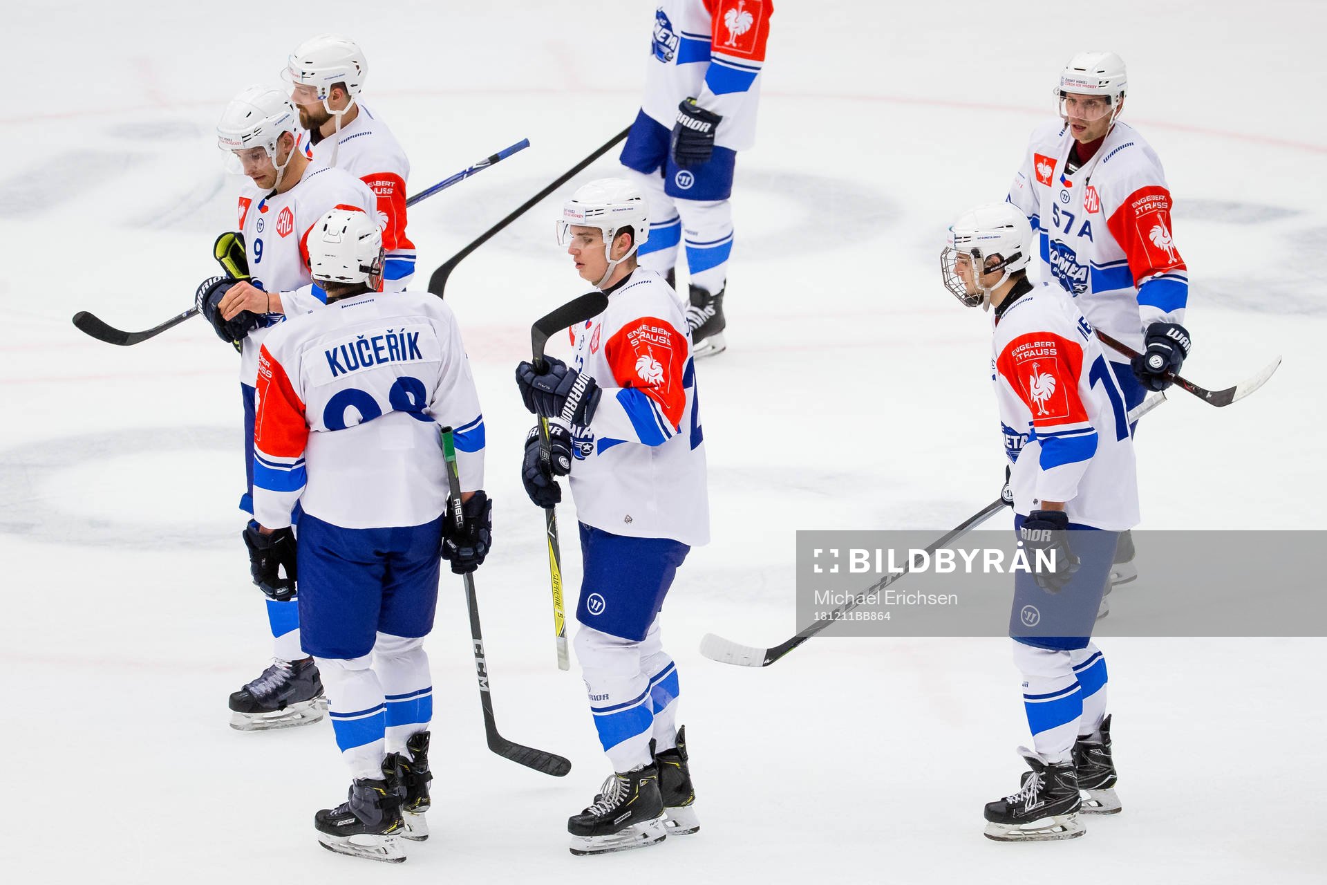 Dejected players of Kometa Brno
