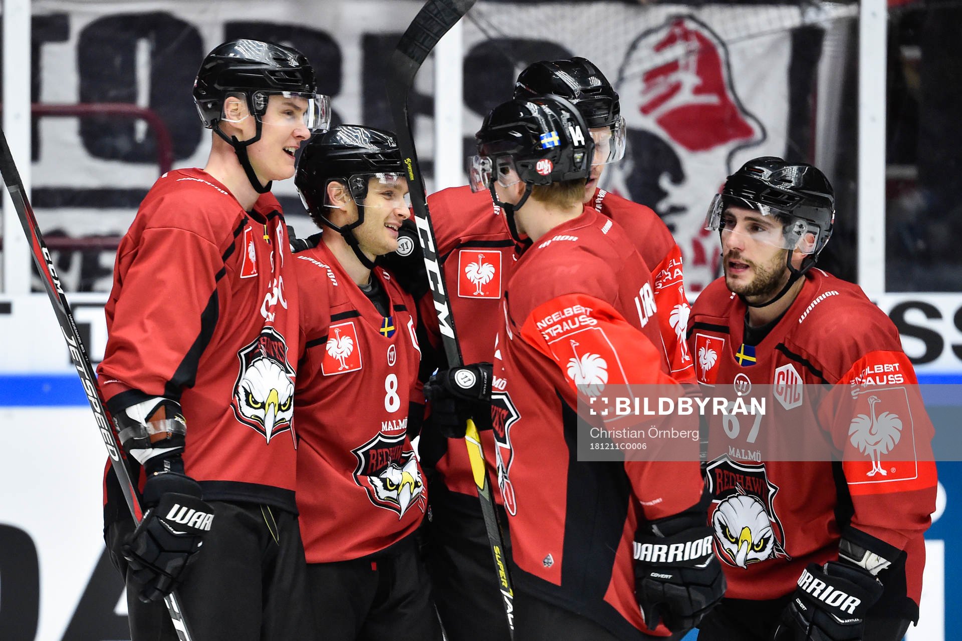 Fredrik Händemark, Johan Olofsson and Konstantin Komarek