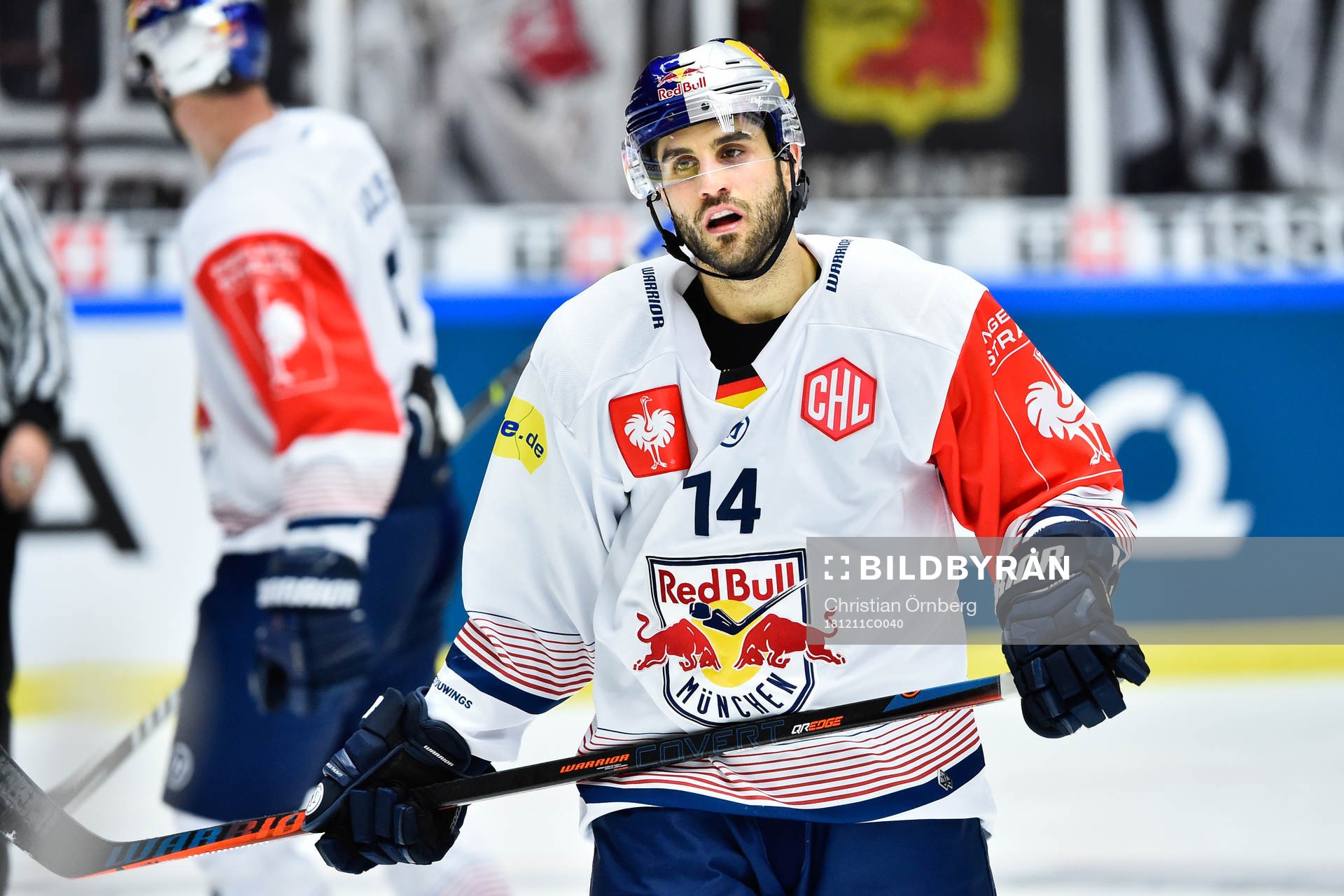 Justin Shugg of Red Bull Munich looks dejected