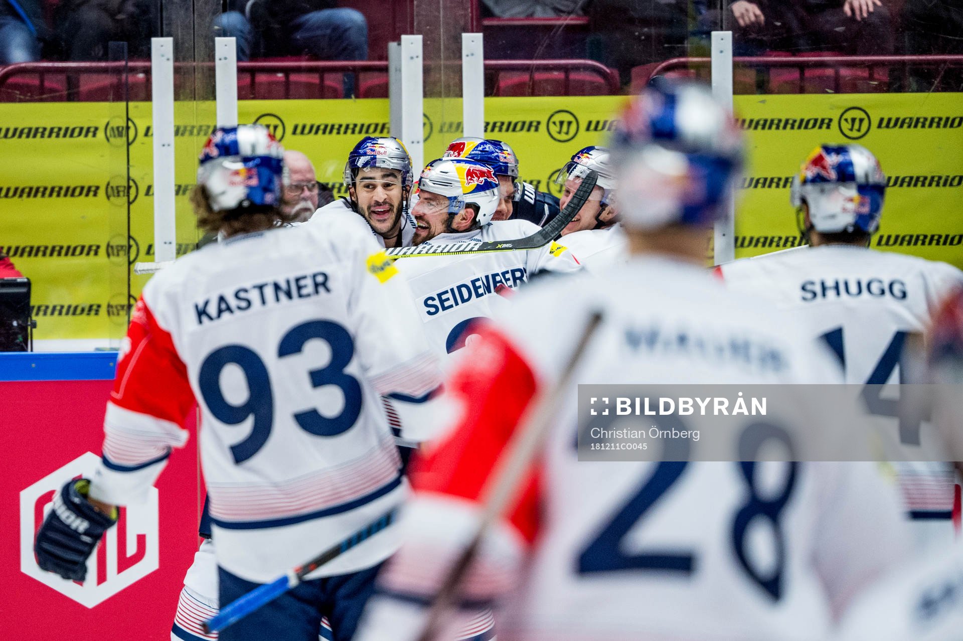 Trevor Parkes of RB Munich celebrates 5-5
