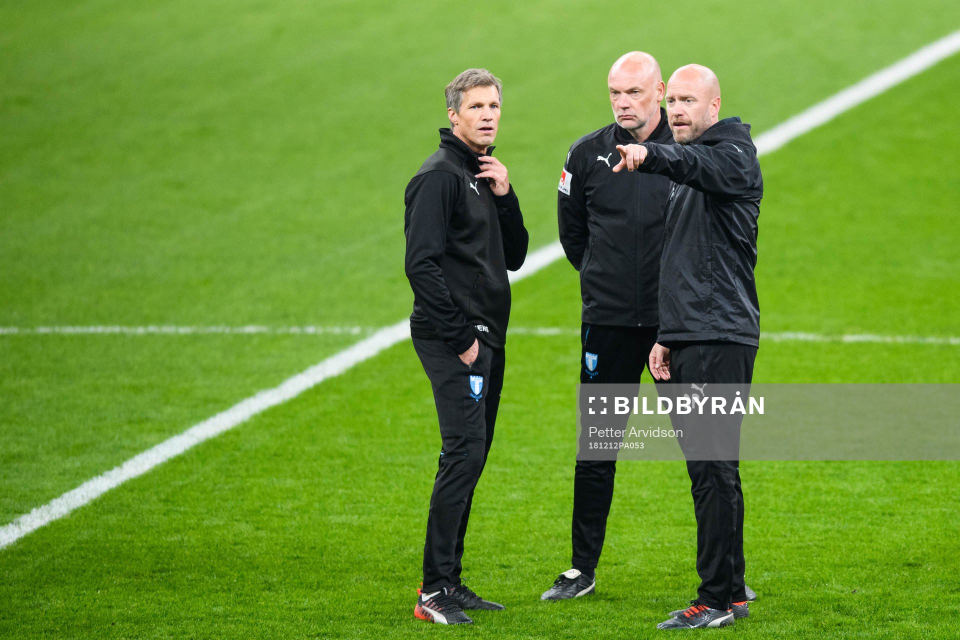 Assistant coach Jens Fjellström, head coach Uwe Rösler
