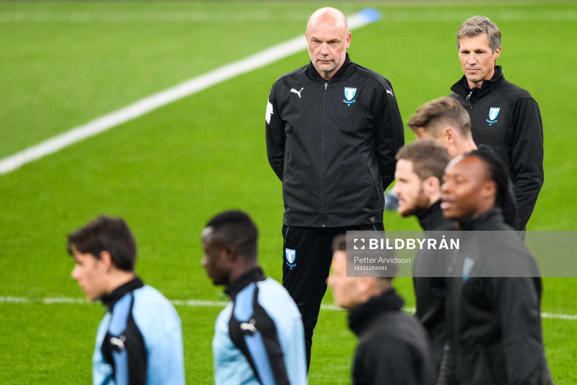 Head coach Uwe Rösler and assistant coach Jens Fjellström